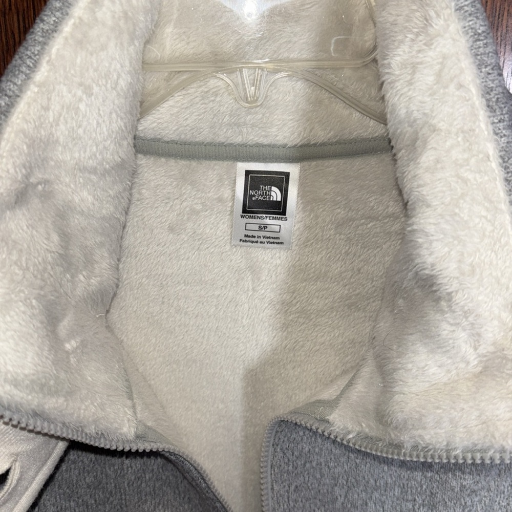 The North Face Lunabrooke Full Zip Sweater Jacket Heather Gray - Sz. Small - Picture 7 of 14